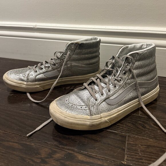 Sk8-Hi Shoe Silver - Picture 3 of 4